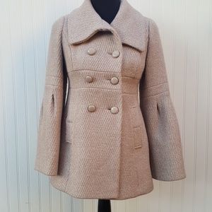 GORGEOUS Ann Taylor Loft blush coat sz 0(petite)